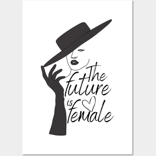 The future is female Posters and Art